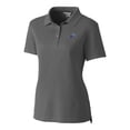 thumbnail image 2 of Women's Cutter & Buck Gray West Michigan Whitecaps Advantage Tri-Blend Pique Polo, 2 of 3
