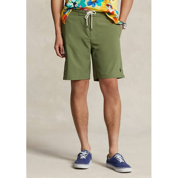 Polo Ralph Lauren Swim Trunks Mens Small Tree Green 8.5-Inch Kailua Classic Fit