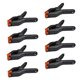 thumbnail image 1 of Riwesomey Abrazaderas de resorte de nailon de 4 pulgadas, 8 Uds., con apertura giratoria, juego de Clips de carpintería de alta resistencia para papel Herramientas y ferretería No.1 Riwesomey TO005559-01, 1 of 6