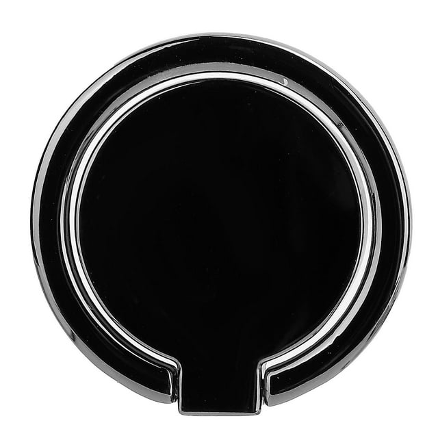 Magnetic phone holder, 360° rotation, metal, glossy black