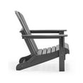 thumbnail image 4 of Outdoor Folding Poly Adirondack Chair (Set of 2), Gray, 4 of 7
