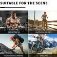 thumbnail image 5 of HONMEET 1 Pair of Adjustable Ankle Weights for Running Black Polyester Strength Training, 5 of 7