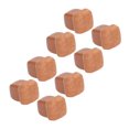 thumbnail image 3 of Fundas para pies de silla, 8 Uds., fundas para pies de silla, almohadillas para pies de taburete, Protector de patas de mesa, cuadrado marrón grueso silencioso(S), 3 of 8