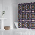 thumbnail image 2 of Colorful Floral Pattern Shower Curtain 72"x72" ,Bathroom Decorative Shower Curtains Set with 12 Hooks,Modern Waterproof Washable Shower Curtain, 2 of 6