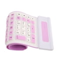 thumbnail image 2 of Teclado de silicona 107 teclas 2,4G inalámbrico USB plegable impermeable a prueba de polvo teclado silencioso de dos colores para PC portátil, 2 of 8