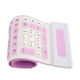 thumbnail image 2 of Teclado de silicona de 107 teclas, inalámbrico, USB, 2,4 G, plegable, resistente al agua, a prueba de polvo, dos colores, teclado silencioso para PC y portátil, 2 of 5