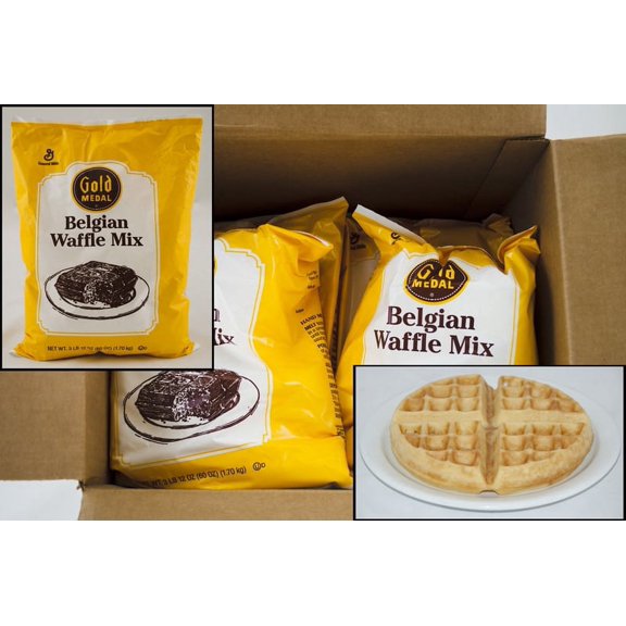 (Price/Case)Gold Medal Belgian Waffle Mix 60 Ounce Per Pack - 8 Per Case