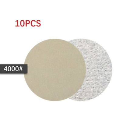 

GLFSIL 10Pcs 3 Inch Silicon Carbide Sanding Discs Wet/Dry Sanding Sandpaper 240-10000#