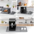 thumbnail image 5 of 24x16" Silicone Heat Resistant Mat | XL Counter Protector for Air Fryer, Oven & Microwave | Fits Ninja & Cosori | Gray, 5 of 7
