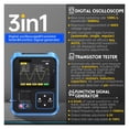 thumbnail image 3 of DSO-TC3 Digital Oscilloscope Transistor Tester Function Signal Generator 3 In 1 Multifunction Electronic Component Tester ,Professional Designed, 3 of 7