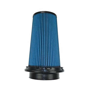Injen High Performance Air Filter - 3 1/2 Black Oiled Filter 6  Base / 6 7/8 Tall / 5 1/2 Top