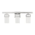 thumbnail image 5 of Livex Lighting Harding 3 Light Bath Vanity Light in Nickel, 5 of 10