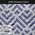 thumbnail image 5 of Vargottam Indoor/OutdoorTablecloth58x120 Inch Rectangle Tablecloth with Umbrella Hole and Zip- Waterproof PatioTableCloths- TableCovers for Backyard RectangularTable- Bluish Violet, 5 of 5