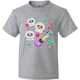 thumbnail image 3 of Inktastic Day of the Dead Owl Sugar Skulls and Guitar Youth T-Shirt, 3 of 5