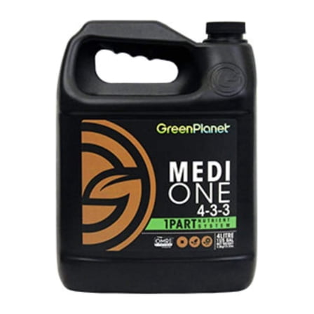 Green Planet Nutrients - MEDI-ONE (4 Liters) One Part, Start to Finish, All Natural Organic Garden Nutrient