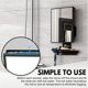 thumbnail image 4 of LMHF Fogless Shower Mirror - Anti-Fog Mirror - Adjustable Shaving Mirror with a Squeegee - Rust-Proof, Impact-Resistance Bathroom Shower Mirror - Tall, 4 of 5