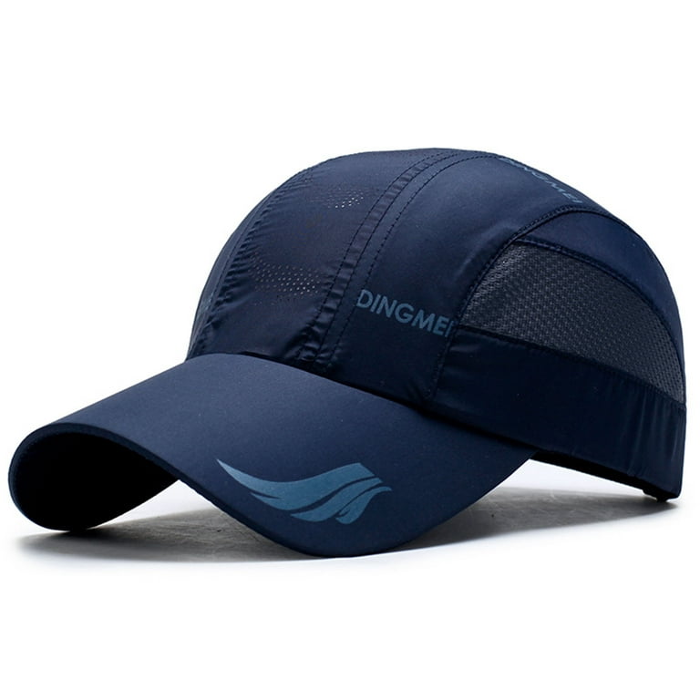 Fdelink Baseball Hat Sun UV Protection Hat Men and Women Summer Fashion  Outdoor Casual Sunscreen Baseball Caps Visors Hats Blue 