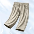 thumbnail image 3 of Fengqque Women's Hiking Shorts Quick Dry Lightweigh Water Resistant Athletic Straight-leg Bermuda Shorts Zippered Pocket Khaki-A XL(XL), 3 of 7