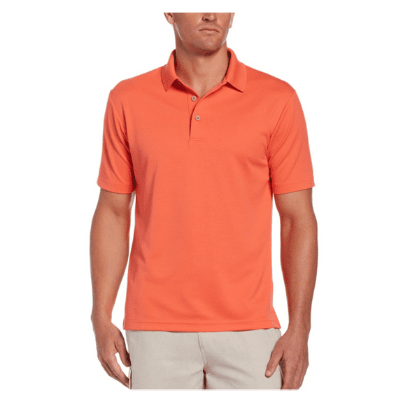 Cubavera Solid Textured Polo,Burnt Coral, 4X