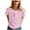 A001-Pink, variant on Caner Shirts for Women Pink Ribbon Graphic Short Sleeve Crewneck Tops Cancer Awareness Inspirational Casual Tees A001-Pink L