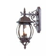 thumbnail image 1 of homeroots Éclairage 398385 Château 3-Light Burled Noyer Applique, 1 of 1