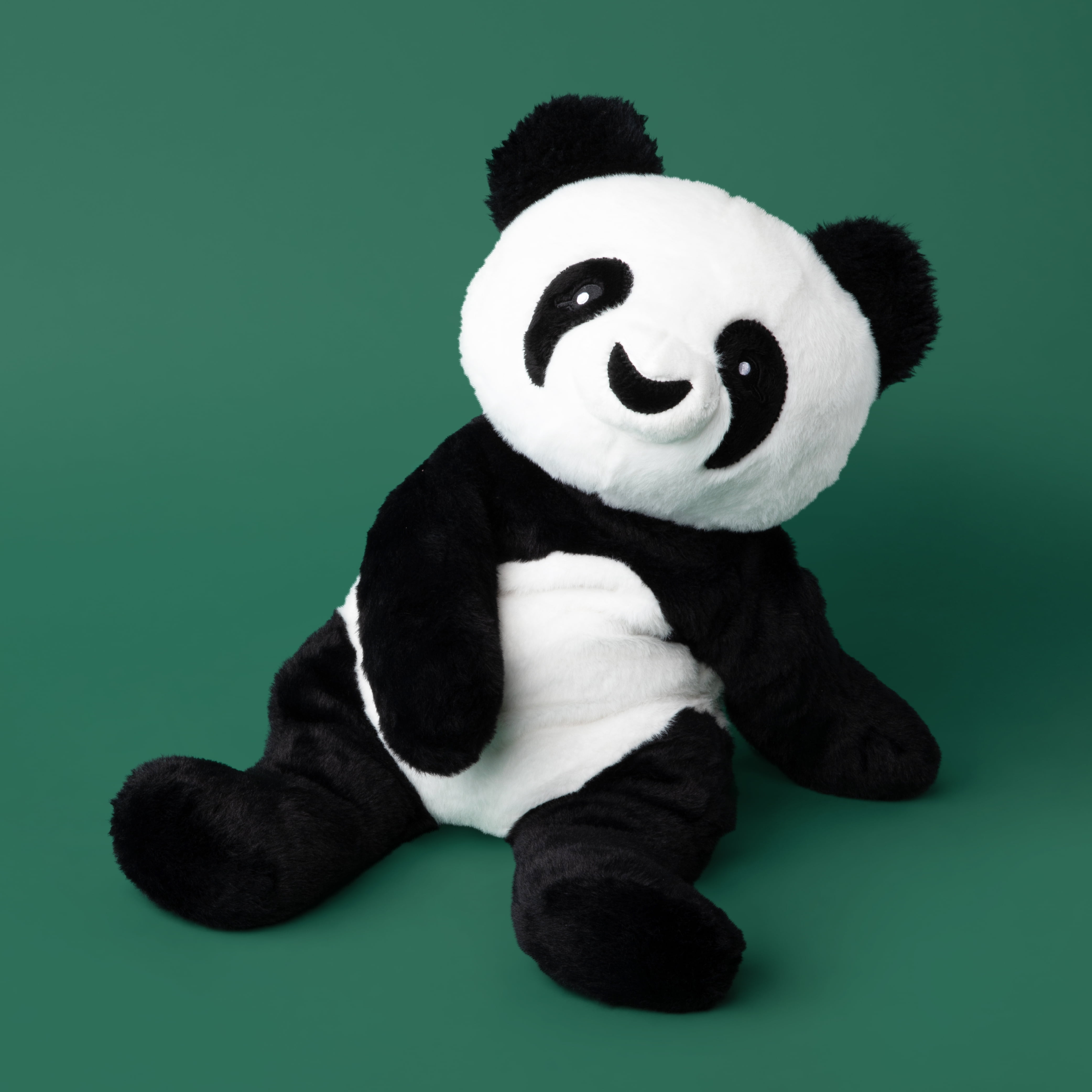 Hugimals Bowie the Panda 4.5lbs Weighted Self Care Stuffed Animal Stress and Anxiety Relief Plush for Adults and Kids