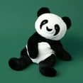thumbnail image 4 of Hugimals Bowie the Panda 4.5lbs Weighted Self Care Stuffed Animal Stress and Anxiety Relief Plush for Adults and Kids, 4 of 12
