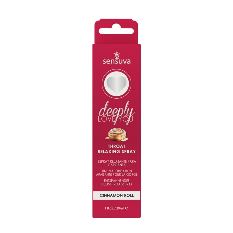 Sensuva Deeply Love You Throat Numbing Spray, Cinnamon Roll