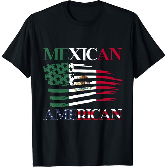 Mexican American Us Usa Mexico America Mexican American T-Shirt