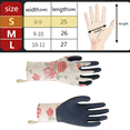 thumbnail image 3 of 1 par de guantes de jardinería estampados, trabajo de jardín, excavación de suelo, plantación de rosas, 3 of 6