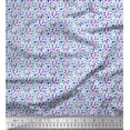 thumbnail image 1 of Soimoi Green Rayon Fabric Polka Dots Fabric Prints By Yard 56 Inch Wide, 1 of 3