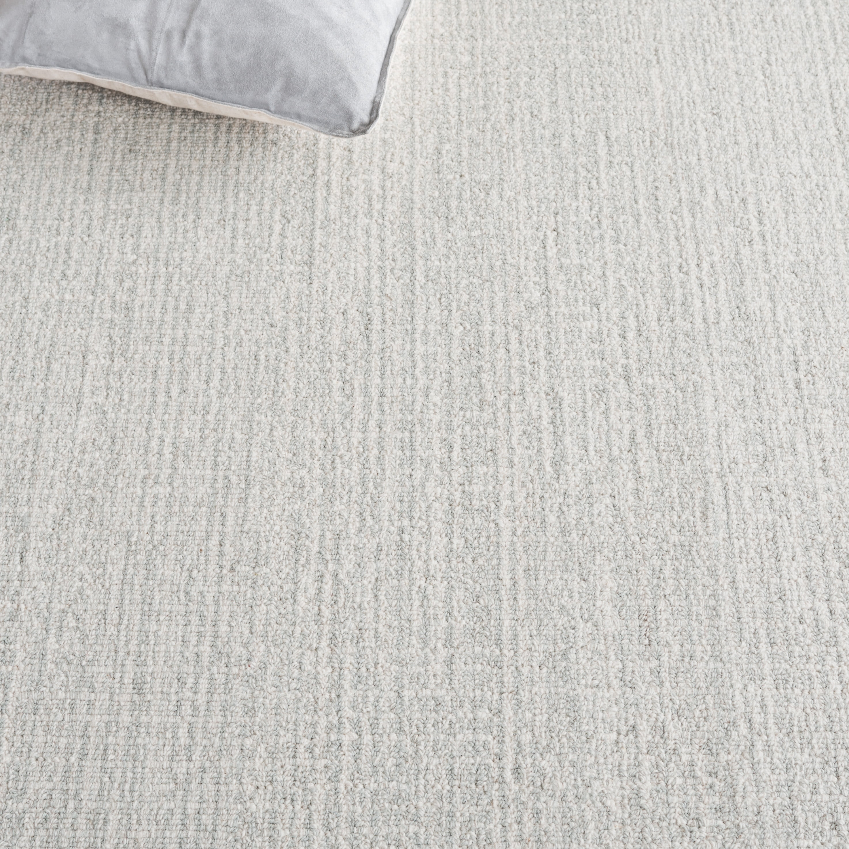 SAFAVIEH Martha Stewart Solid Area Rug, Light Grey/Ivory, 5' x 8'