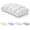 White, variant on Comfortable Breathable Cloud Sleeping Pillow, Soft Quilted Cooling Pillow with Machine Washable Cover for Side & Back Sleepers