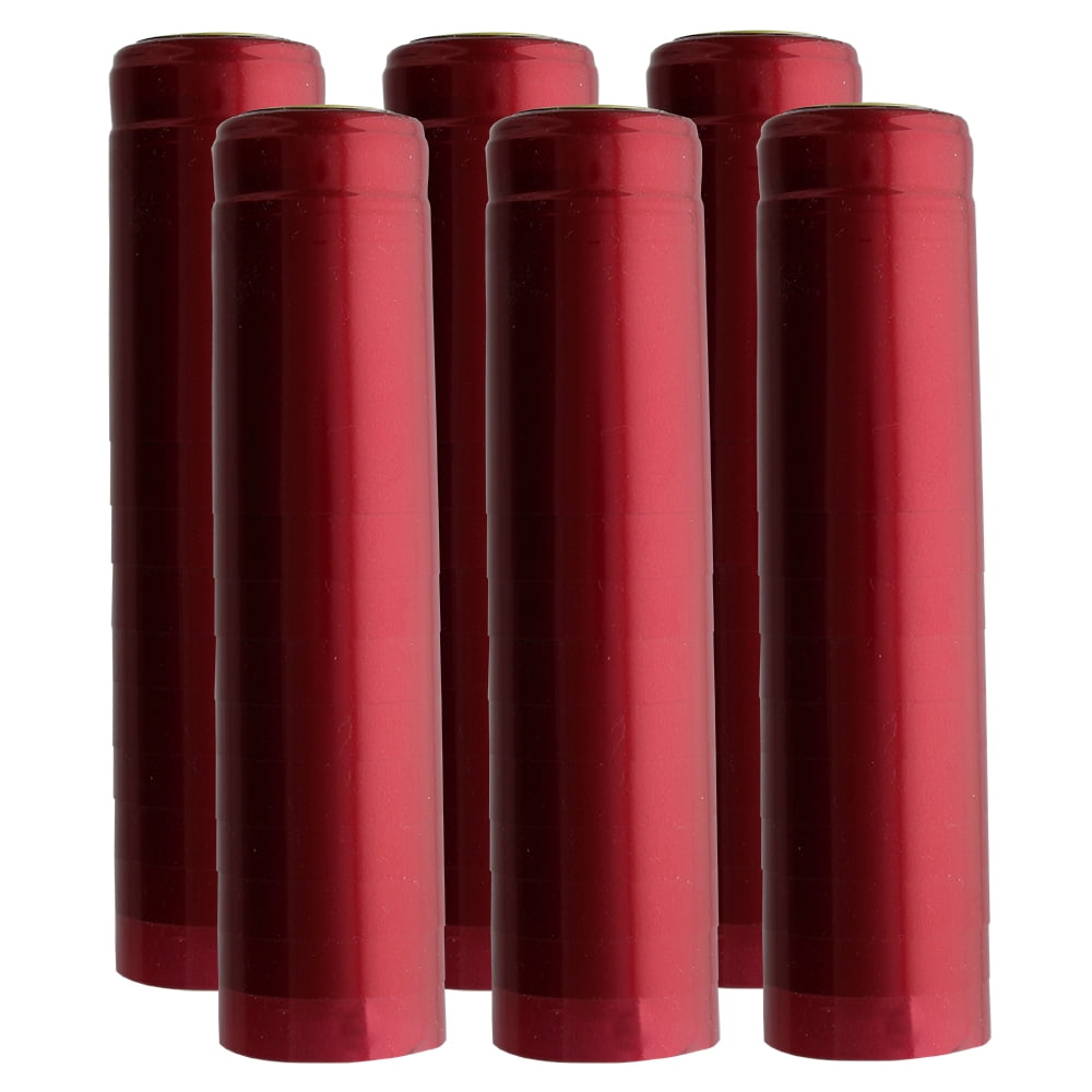 PVC Heat Shrink Capsules With Tear Tabs For Wine Bottles 60 Count