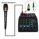 thumbnail image 4 of Mezclador de Audio de 4 canales, consola de mezcla de sonido, Bluetooth, grabación de escenario, Reunión, transmisión en vivo, supplies, enchufe de la UE, 4 of 4