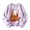 B502 Purple, variant on Likimi Toddler Child Girls Halloween Sweatshirts Hallowmas Cartoon Print Crew Neck Sweatshirt For Girls Long Sleeve Everyday Wear Fashionable Pullover Size 2-3 Years