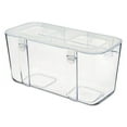 thumbnail image 5 of Stackable Caddy Organizer, Medium, Plastic, 8.8 x 4 x 4.38, White | Bundle of 10 Each, 5 of 7
