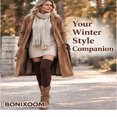 thumbnail image 2 of BONIXOOM 1 Pair Socks for Women Summer Clearance Fashion Mid-Calf Soft Casual Socks Coffee, 2 of 8
