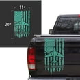 thumbnail image 2 of U.S. Air Force USAF Retired Veteran Distressed American USA US Flag Truck Tailgate Vinyl Decal Compatible with most Pickup Trucks Military Sticker US Army (11" x 20", Mint), 2 of 8