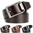 thumbnail image 2 of Bangcool Ceinture de Taille pour Homme Vintage à Boucle à Ardillon Ajustable Ceinture Décontractée de Robe Ceinture pour Jeans, 2 of 7