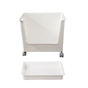 Portable Storage Solution With Wheels Convenient Portable Storage Case with Wheels for Efficient Space Management