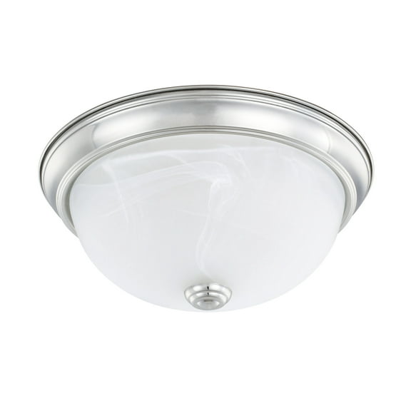 Capital Lighting 219021 2 Light 11" Wide Flush Mount Bowl Ceiling Fixture - Chrome