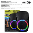 thumbnail image 2 of Bocina 15" Amplificada 19000 Watts Portátil Con Tws Bluetooth GECKO ELECTRONICS GK-15 Gecko Electronics GK-15, 2 of 11
