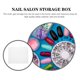 thumbnail image 2 of Raindrops Caja Organizadora Para Accesorios De Manicura Y Rhinestones Transparente Resistente, 2 of 7