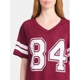 thumbnail image 4 of No Boundaries Graphic Mesh Football Tee, Women's, 4 of 5