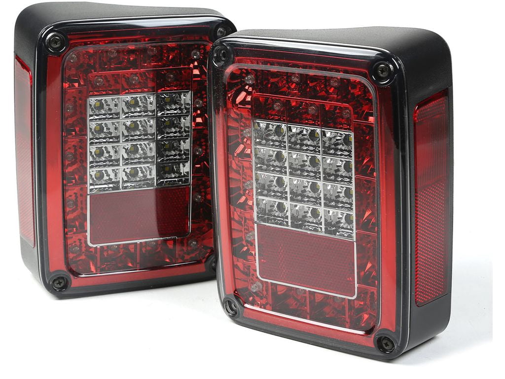 Rugged Ridge by RealTruck Tail Light Assembly for Jeep CJ/Willys | Left, LED | 12403.81 | Compatible with 1946-1975 Willys & Jeep CJ