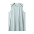 thumbnail image 2 of Haoxianjian Mens Mesh Vests Crewneck Sleeveless Tank Tops Breathable Muscle Shirts Workout Tank Tops Sleeveless Tee Shirts Men Running Beach Loose Fits Tee S-XXXL, 2 of 6
