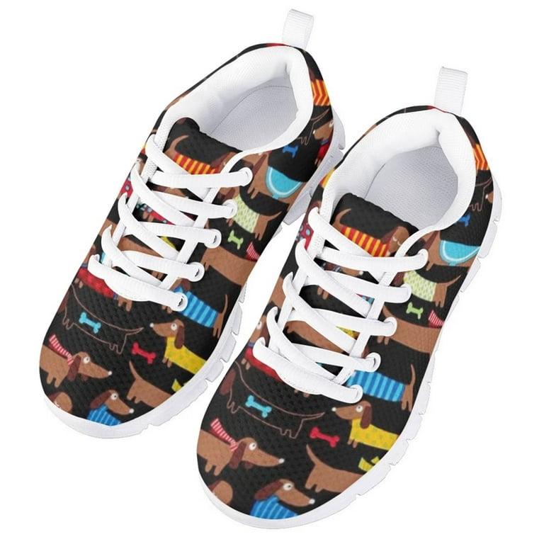 Cartoon Dachshund Sneakers Cartoon Dachshund Sneakers