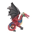 thumbnail image 4 of Figura coleccionable de dragón de míticas, juguete, estatua de juguete detallada, modelo de dragón para niños y niñas de 4 años en rojo, 4 of 8