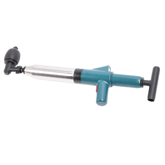 BIMZUC High Pressure Toilet Plunger, Stainless Steel Drain Unclogger for Bathroom, Shower & Kitchen Sink Pipe Clogs, Green